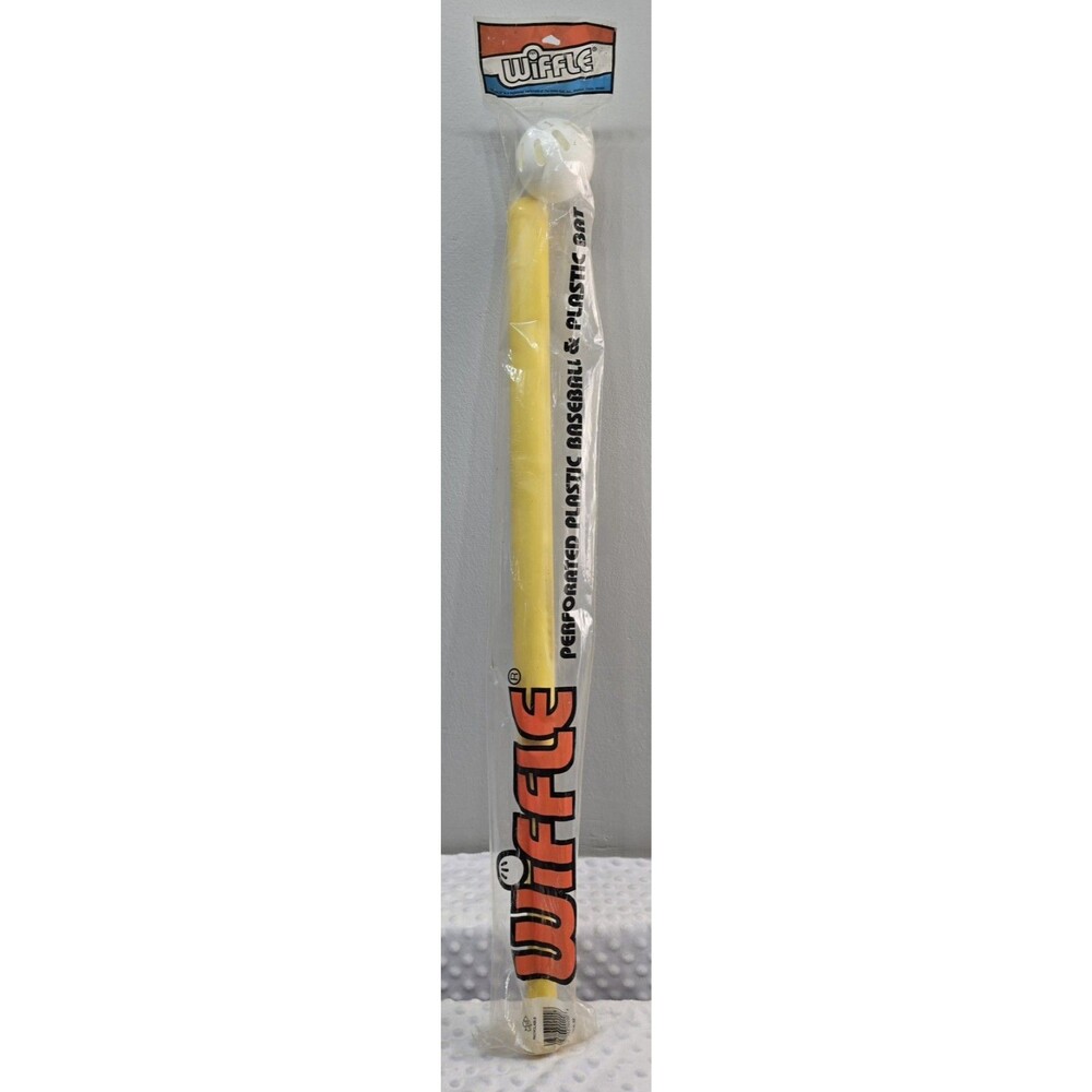 Wiffle Ball Bat New Vintage 21 in Plastic Bat & Perforated Ball Set CODE NO. 200